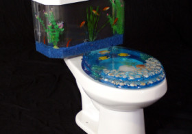 Fish ‘n Flush Toilet Tank Aquarium
